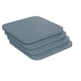 thumbnail image 2 of BizChair Poly Resin Wood Square Seat with Rounded Edges for Colorful Metal Barstools in Teal-Blue, 2 of 11