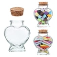 thumbnail image 2 of 2 frascos de vidrio de 50 ml, botellas de deseos multiusos con corcho., 2 of 8