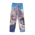 thumbnail image 6 of Balery Majestic Fantasy Castle print Men's Pajama Pants,Ultra Lightweight Pjs,Lounge Pant-X-Large, 6 of 9