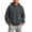 Dark Gray, variant on Kids Waffle Knit Hoodie Solid Pullover Sweatshirt Long Sleeve Sky Blue 13-14 Years