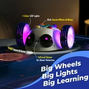 Apitor Robot Wheels - Coding Robot for Kids Ages 5+, STEM Learning Toy with Screen-Free Coding Cards & App Control, Educational Toy for Beginners