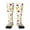 2 Black-2, variant on Strawberry and Lemon Print Thigh High Socks Extra Long Stretchy Sock Women Over Knee High Opaque Stocking Daily Wear