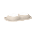 thumbnail image 1 of WeatherTech Système d'Alimentation pour Animaux Double Low 32 oz. - Plastique Sans BPA - Beige, 1 of 1