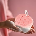 thumbnail image 5 of Exfoliating Bath Shower Sponges, Deep Cleansing Body Sponge, Gentle Soothing Body Sponge Bath Shower Sponge for Women Men Kids (Pink), 5 of 5