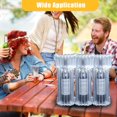 thumbnail image 4 of Rhsaae Thicken 16 Air Columns Wine Bottle Protector, 10PCS Upgrade Wine Bottle Travel Protector Bags with Tape and Pump, Reusable Inflatable Air Column Packaging Bubble Bag for Wine Transportation, 4 of 7