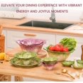 thumbnail image 7 of Purple Cabbage ramen Bowl -16 oz pasta bowl, dishwasher and microwave safe, perfect for salads, party fruit bowls, ceramic pho soup bowls, 7 of 7
