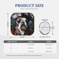 thumbnail image 2 of KLL Pirate Bulldog On Deck Windshield Sun Shade 2-Piece Foldable Car Front Window Sunshade for Most Sedans SUV Truck- Large, 2 of 5