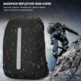 thumbnail image 4 of Dustproof Backpack Rain Cover With 2 Adjustable Cross Buckle Strap Sport Supplies (Black 30L), 4 of 10