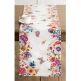 thumbnail image 2 of Maison d' Hermine Happy Florals - High Summer 100% Cotton Table Runner for Party | Dinner | Holidays | Kitchen | Spring/Summer [Single Layer (14.5 Inch by 108 Inch)], 2 of 5