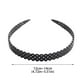 thumbnail image 3 of Diademas para mujer Diademas antideslizantes para el cabello de mujer Peines para niñas Diadema ondulada con dientes para cabello grueso y fino, 3 of 5