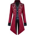 thumbnail image 4 of Chaqueta vintage steampunk para hombre, estilo gótico victoriano, disfraz de Halloween, 4 of 5