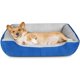 thumbnail image 1 of Cama para Perros Grande, Mediano y Chico, Camas para Perros Lavables, Cómoda y Transpirable, Cama Grande para Mascotas, Cama Ortopédica Cálida para Perros, 90 x 70 cm, (X-Large, Azul), 1 of 6