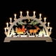 thumbnail image 1 of Puente De Vela Led Iluminado De Madera De Papá Noel De Navidad Decoración De Navidad Interior Con Pilas Inevent HA043232-02, 1 of 6