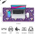 thumbnail image 5 of Long Mouse Pads for Desk,Purple Fairy Unicorn Pattern Desk Mats on Top Of Desks, Desk Mouse Pad Extra Large with 3mm Non-Slip Base and Stitched Edge for Gaming,Office,Work,Home 35.4"x15.7", 5 of 6