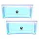 thumbnail image 1 of Funda para gafas de sol Uxcell, organizador de bolsa de gafas transparente, funda protectora de plástico claro para gafas de sol y gafas - 2 piezas (multicolor), 1 of 6