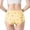 Yellow, variant on Tisuna Underwear For Big Girls Cartoon Print High Waist Briefs Comfortable Breathable Teen Girls Youth School Holiday Playwear Underwear Panties Blue Size L
