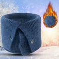 thumbnail image 1 of Neckerchief Neck Warm Mens Wool Bib Womens Scarf Winter Double Thick Knit Ring Unlimited Scarf Warm And Windproof Neckerchief, 1 of 4