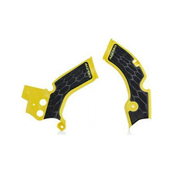 Acerbis X-Grip Yellow/Black Frame Protectors (2688751017)