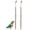 White, variant on NCQ 2 Pack Large Bird Chewing Toy, Parrot Beak Grinding Calcium Stone with Bells, Bird Cage Accessories, Cage Toys for Cockatiel Parakeet Parrot Budgies Rat Hamster