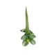 thumbnail image 1 of Mini adorno de flor de vidrio, artesanía coleccionable, regalos decorativos, flores artificiales Verde, 1 of 9
