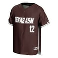 thumbnail image 2 of Unisex GameDay Greats #12 Maroon Texas A&M Aggies Baseball Lightweight Fashion Jersey, 2 of 4