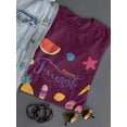 thumbnail image 3 of Buon Ferragosto Summer Objects T-Shirt Women -Image by Shutterstock, Female 3X-Large, 3 of 4