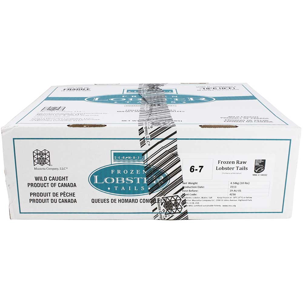 Seamazz Canadian Lobster Tail, 6 to 7 Ounce - 1 each.