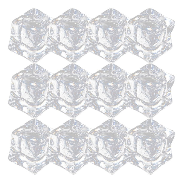 WASHWEPE 50Ud De Hielo Acrílicos Transparentes Reutilizables Para Y Accesorios De Fotografía