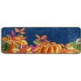 thumbnail image 6 of Dreamtimes Autumn Leaves Pumpkins Hallway Runner Rug 2'x6' Kitchen Rug with Rubber Backing Vintage Thanksgiving Day Non Slip Entryway Rug Runner Soft Area Rug for Hallway Bedroom Kitchen, 6 of 6