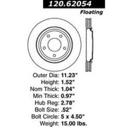CENTRIC PARTS - SLOTTED-DRILLED Fits select: 1995-2001 CHEVROLET LUMINA, 1995-1996 BUICK REGAL