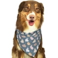 thumbnail image 6 of Naloa Cute Rabbit Dog Bandanas 1PC Washable Triangle Dog Scarfs Premium Durable Fabric, for Small Medium Large Dogs and Cats, 6 of 6