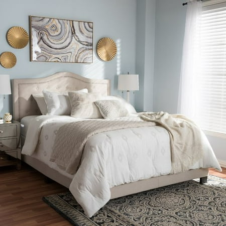 Whole Interiors Roberto Fabric Upholstered Panel Bed