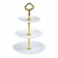 thumbnail image 2 of 3-Tier Cupcake Stand Cake Dessert Wedding Event Party Display Tower Plate Round, 2 of 8