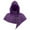 Purple, variant on Gelikeya Halloween Cloak for Men Women Hood Hat Shawl Scarf Cape Hooded Poncho Halloween Apparel, Black, One Size