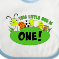 thumbnail image 4 of Inktastic This Little Bug is One First Birthdaysports Caterpillar Boys or Girls Baby Bib, 4 of 4