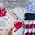 thumbnail image 2 of Heart Suncatchers Ornaments Decorations DIY Window Paint Art Stickers Craft Kits for Valentine's Day Classroom Activities Art Project Party Favors Gift Exchange, 2 of 4
