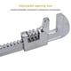 thumbnail image 2 of Llave De Ángulo Recto Multifuncional De 70 Mm / 2,75 Pulgadas Alicates De Bomba De Agua De Automóvil Tipo F Métrico Llave Ajustable De Apertura Grande Para La Industria Reparación De La Vida Diaria Scienceny TO005002-00, 2 of 7