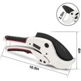 thumbnail image 5 of Cortador de tubos de PVC con trinquete para cortar tubos de PVC, herramienta para cortar tubos de polietileno Pex Od Ppr, cortador de tubos de plástico, hasta 2,5 quot; (64 mm blanco). Afortunado Sencillez, 5 of 5
