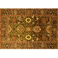 thumbnail image 1 of Ahgly Company Indoor Rectangle Oriental Yellow Industrial Area Rugs, 2' x 3', 1 of 4