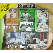 Upper Deck MLB 16-Pack Value Box With Keychain