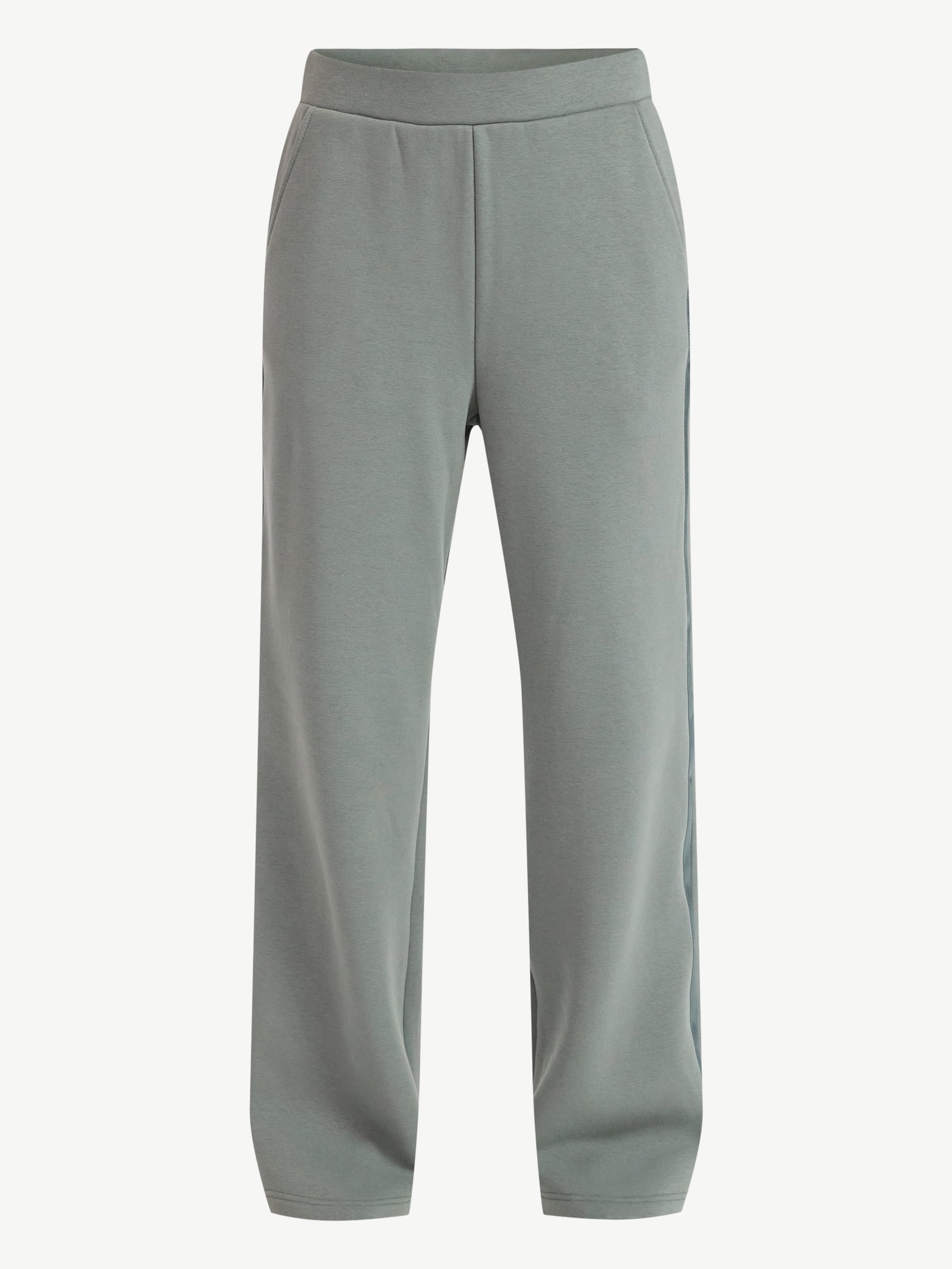 Avia Women's and Women's Plus Fleece Sweatpants with Satin Trim, Sizes XS-4X