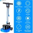 thumbnail image 2 of Prolux Core 13" Heavy Duty Commercial Polisher Floor Buffer and Scrubber, 2 of 8