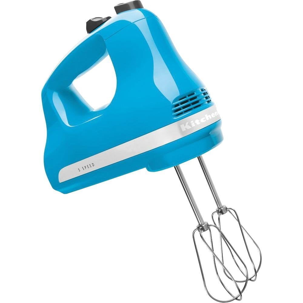 Free Shipping KitchenAid AE 5 Speed Ultra Power N Hand Mixer Crystal Blue KHM512 Walmart