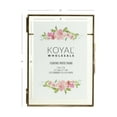 thumbnail image 5 of Koyal Wholesale Pressed Glass Floating Photo Frames 5 x 7 Frame, Antique Gold 8-Pack Use Horizontal or Vertical, 5 of 5