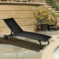 thumbnail image 3 of Patiojoy Outdoor Chaise Lounge Chair Patio Lounge Recliner with 6-Position Adjustable Backrest, 3 of 8