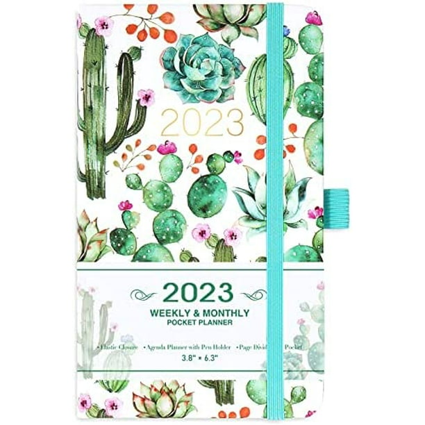 2023 Pocket Planner/Calendar - Pocket Calendar 2023 for Purse with Weekly &  Monthly Spreads from January 2023 to December 2023, 3.8