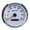 White Dial Silver Bezel, variant on M Buder 110mm 4-3/8 in Tachometer 7 Color Backlight DC 9-32V 8000RPM Gauge with Hour Meter for Car Yacht RV Boat Truck Black Dial Silver Bezel CXA011