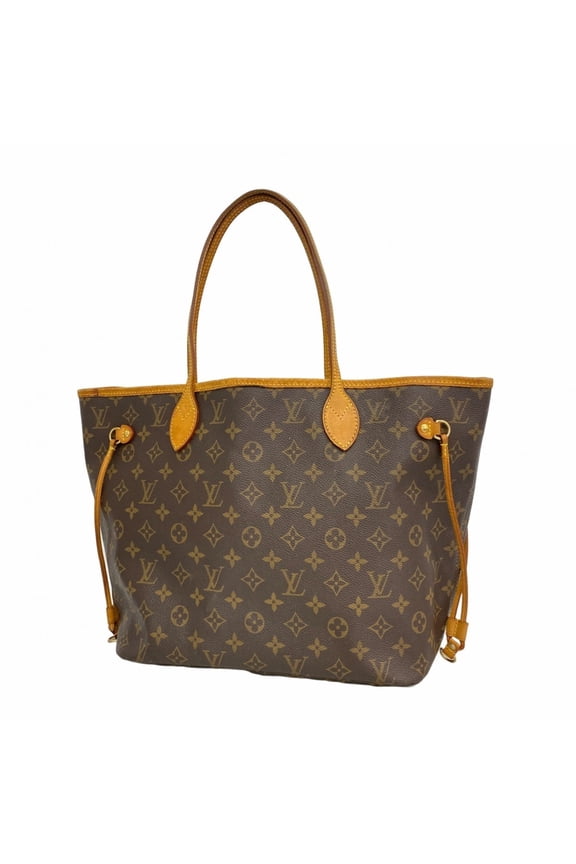 Pre-Owned Louis Vuitton Monogram Neverfull MM Tote Bag M40156 Brown Women's