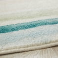 thumbnail image 5 of Mohawk Home Prismatic Seaside Stripe Multi Transitional Striped Precision Printed Area Rug, 3'9"x5', Orange & Teal, 5 of 5