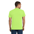thumbnail image 3 of JERZEES Hi-Vis Safety T-Shirt for Men, Full Polyester, Moisture-Wicking Work Shirt, Safety Green, S, 3 of 5